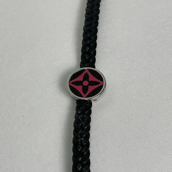 Louis Vuitton Pink Multicolor Murakami Canvas Adjustable Leather Bracelet - Picture 1 of 8